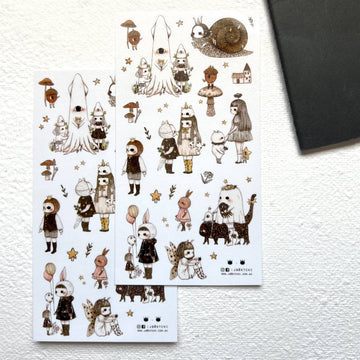 Friends and Stars Sticker Sheet