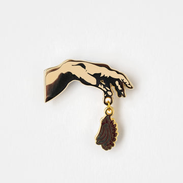 A Touch of Aotearoa Brooch - Kowhai Flower