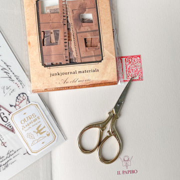 Antique Style Scissor Mini Gold