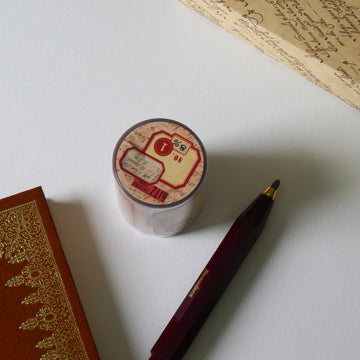 Vintage Labels Washi Stickers Roll #1