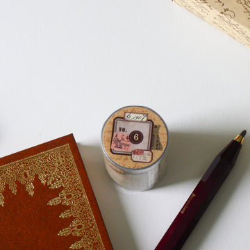 Vintage Labels Washi Stickers Roll #6