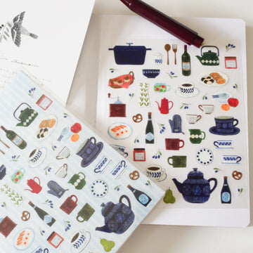Kitchen Seal Transparent Sticker Sheet