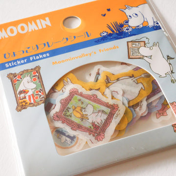 Moominvalley's Sea Hyokkori MOOMIN Flake Stickers