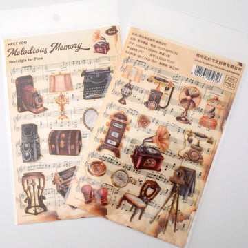 Melodious Memory Transparent Sticker Sheet