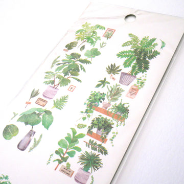 Green PET Transparent Sticker Sheets