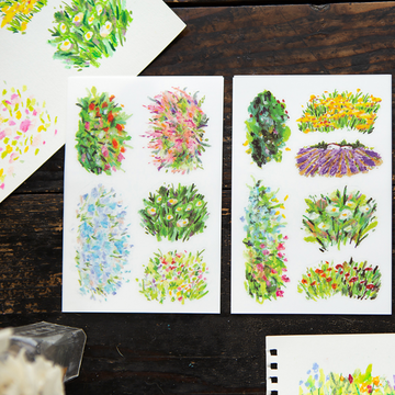 Bright Bloom Transfer Sticker