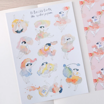 The Spilled Perfume Sticker Sheet