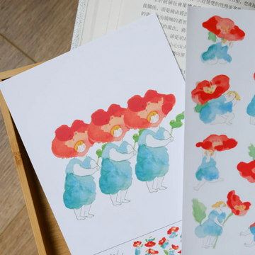 Flowers & Leaves Sticker Sheet