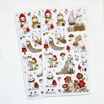 Woodland I Sticker Sheet
