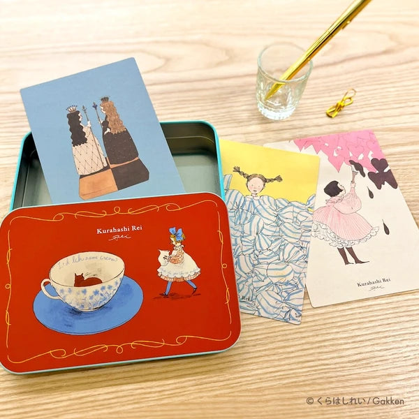 Rei Kurahashi Postcard in a can (Bright Red)