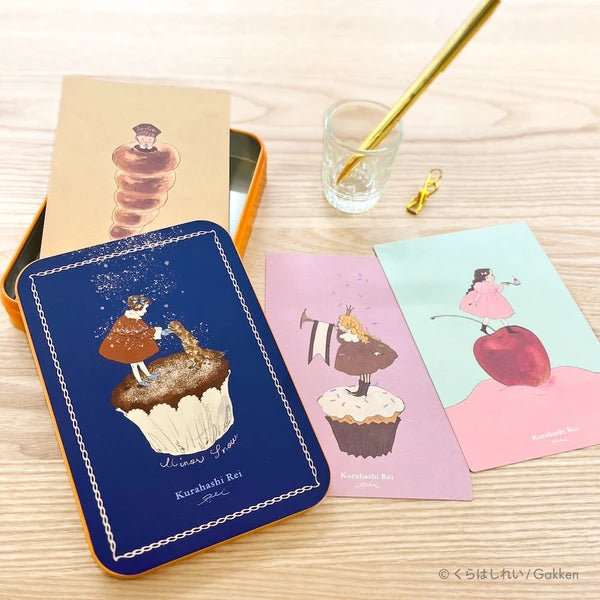 Rei Kurahashi Postcard in a can (Navy)