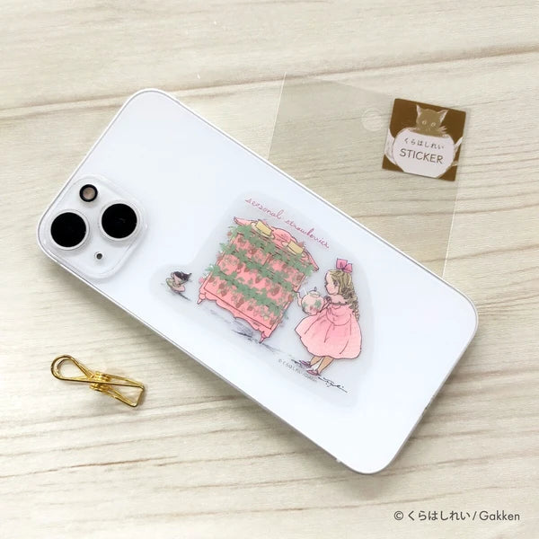 Rei Kurahashi clear sticker (Strawberry)