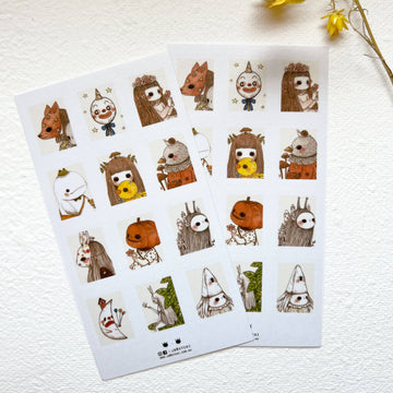 Stamp Friends II Sticker Sheet by Jessica Ng