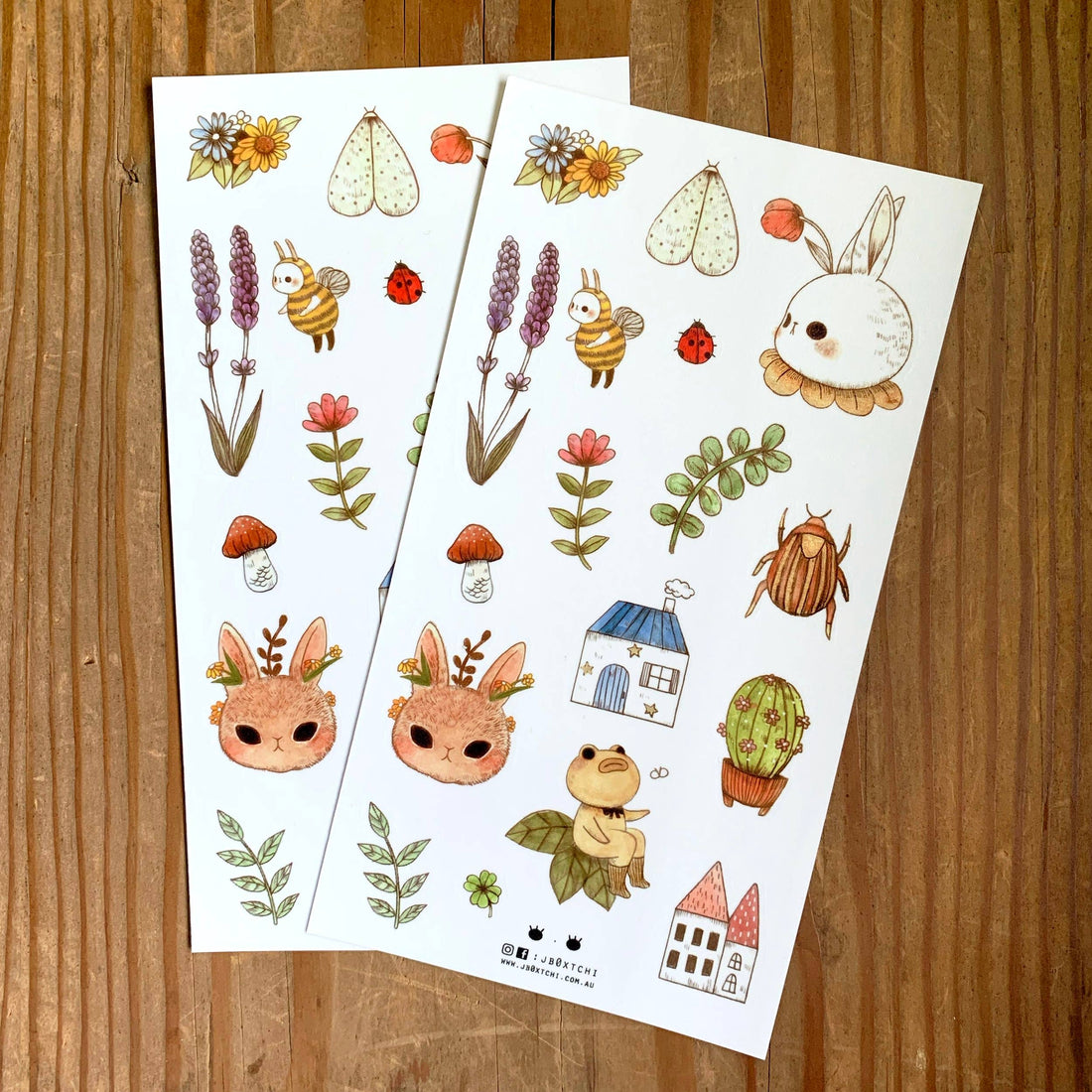 Garden Friends Sticker Sheet