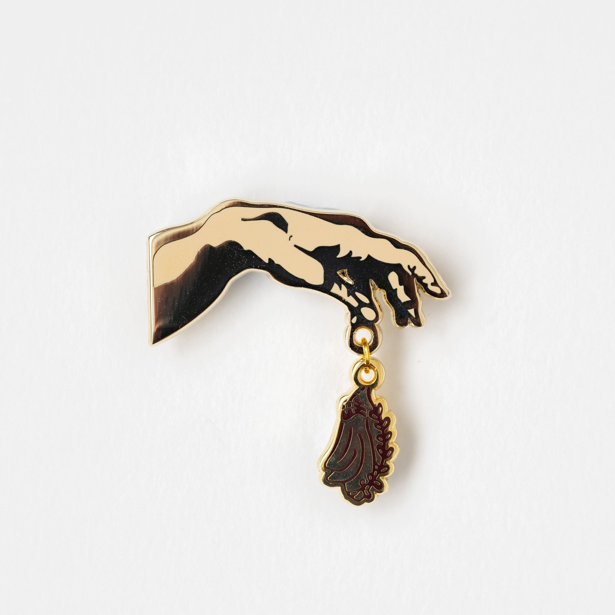A Touch of Aotearoa Brooch - Kowhai Flower