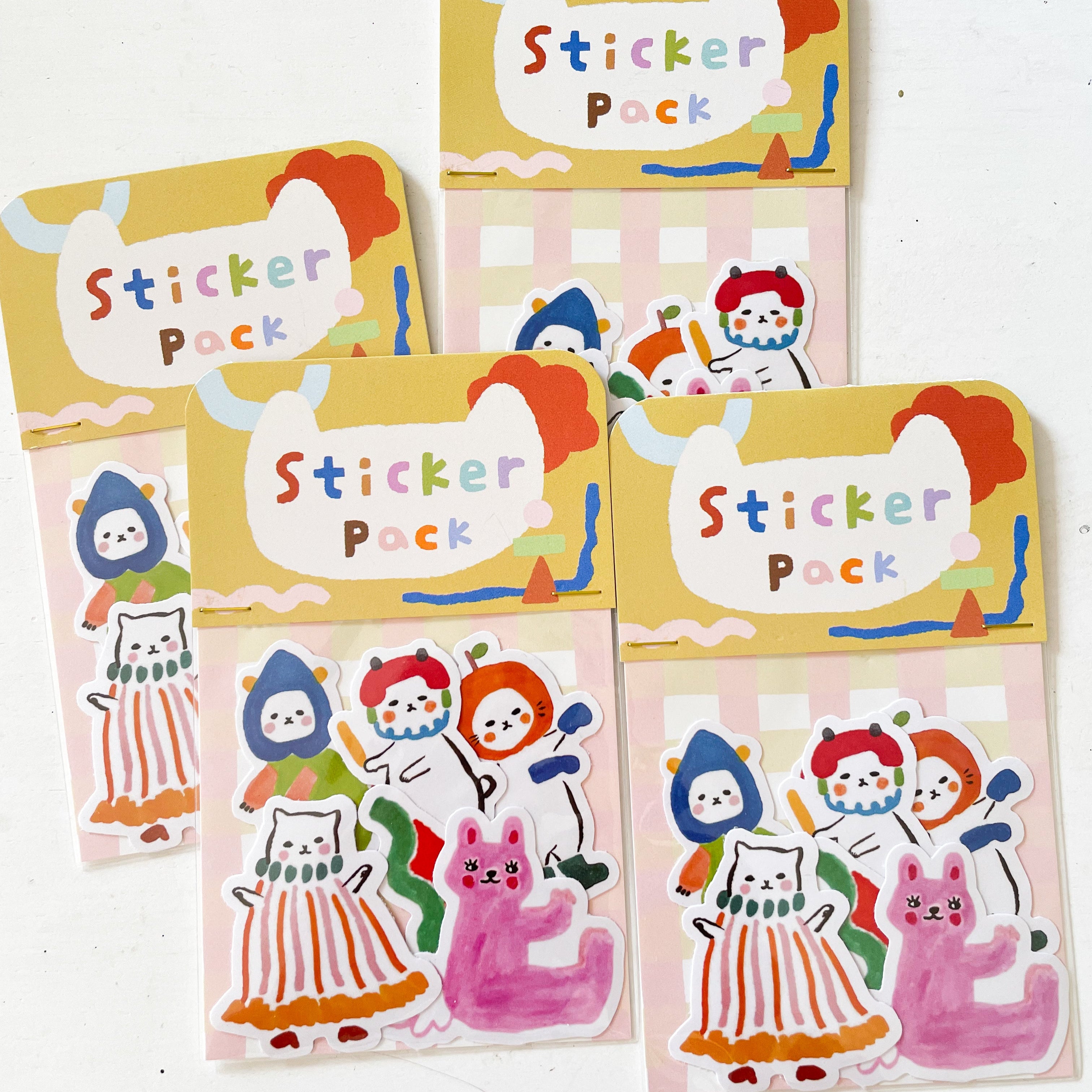 Momoko Party Sticker Pack