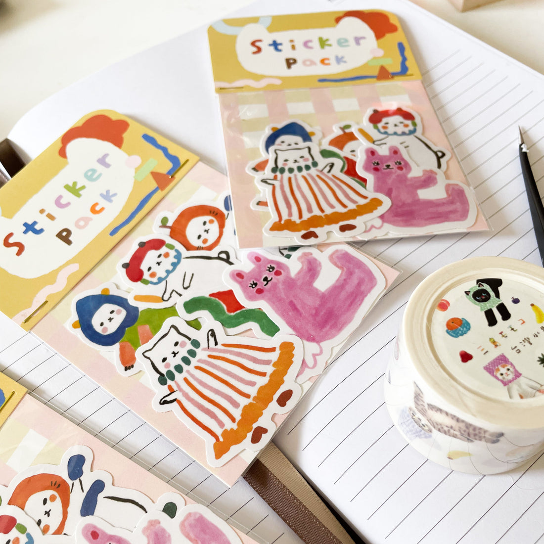 Momoko Party Sticker Pack