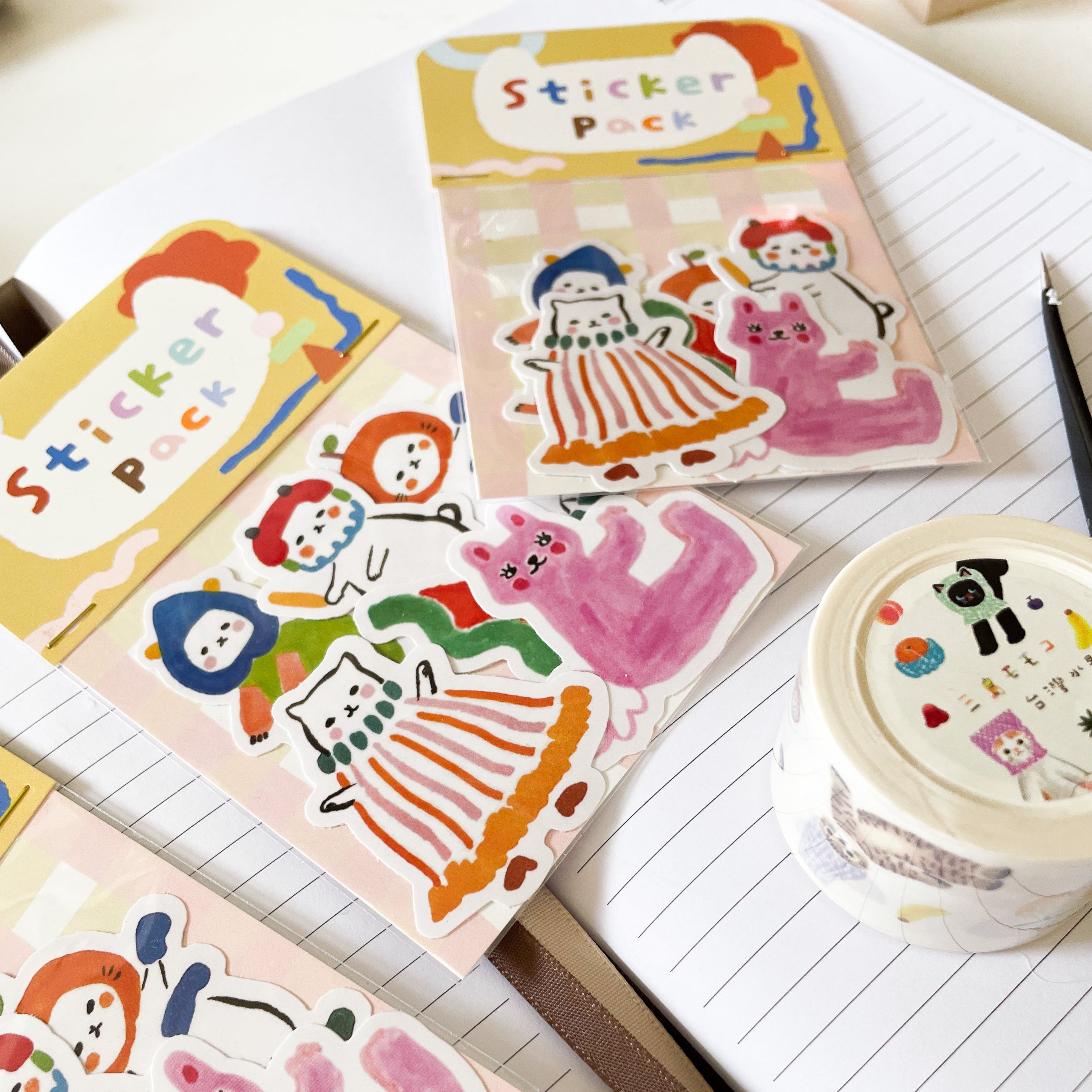 Momoko Party Sticker Pack