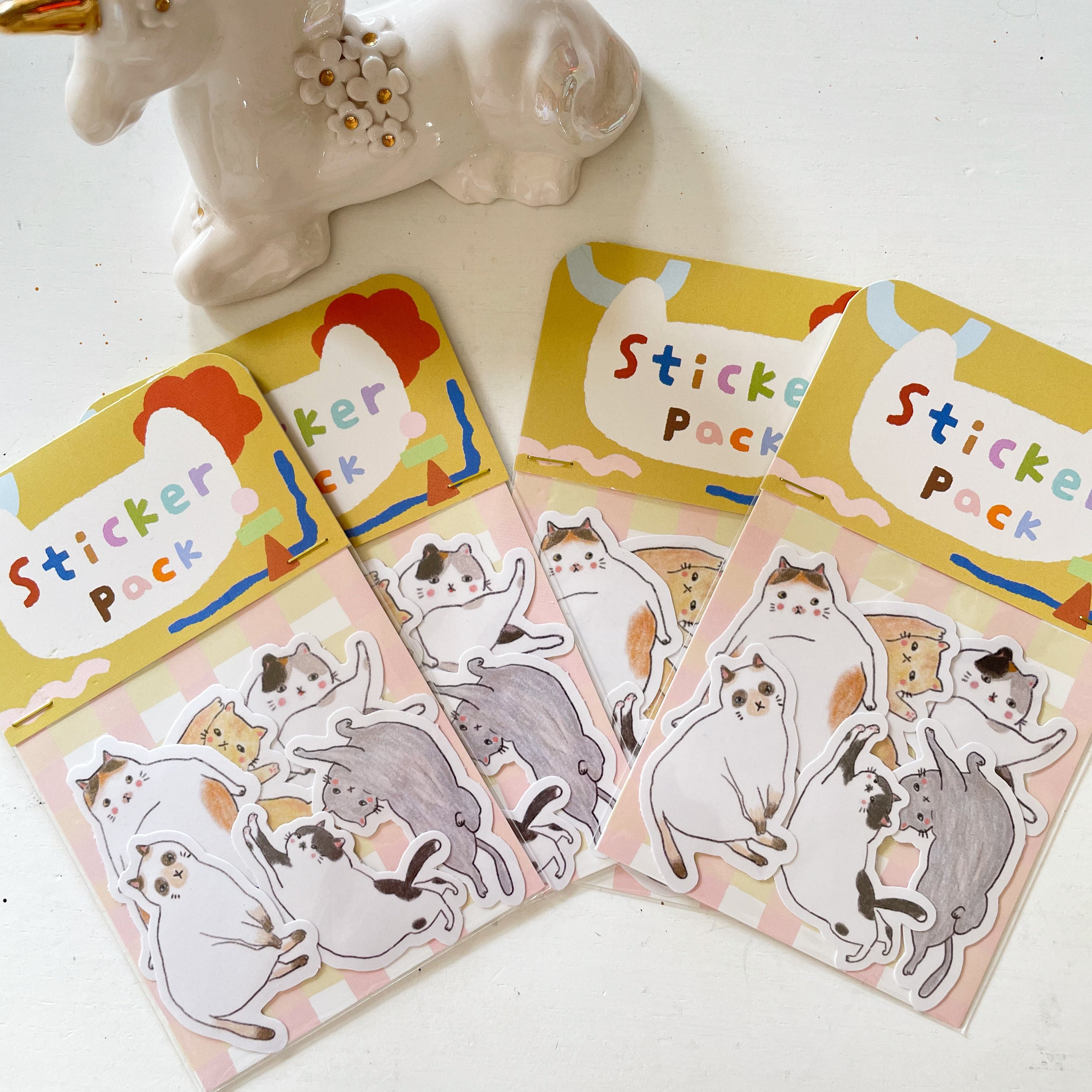 Playful Kitty Sticker Pack