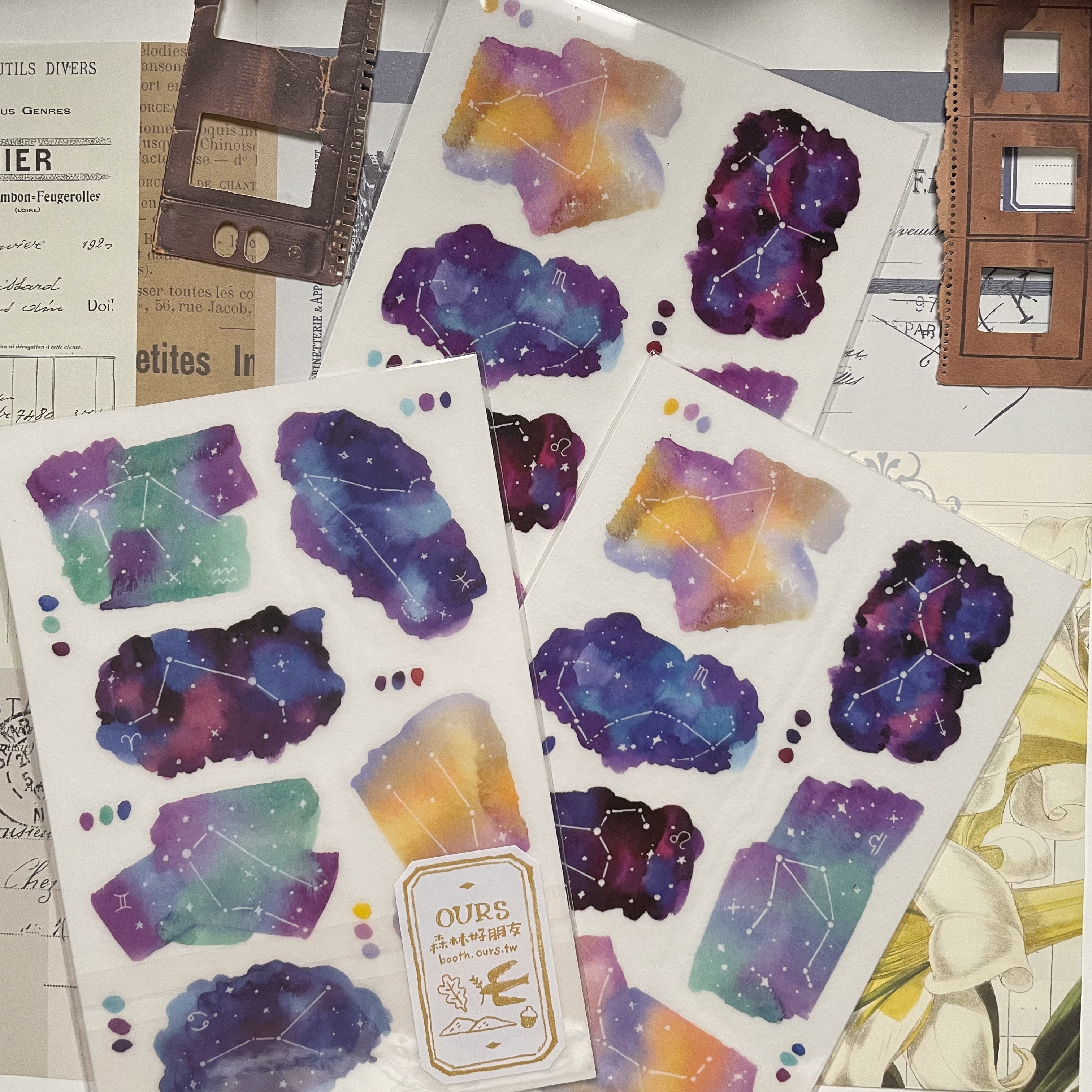 Zodiac Transfer Stickers