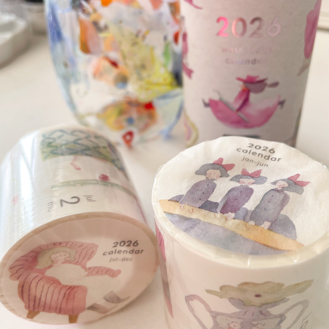 2026 Daily Washi Tape Set