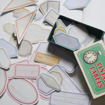 Vintage Labels Vintage Frames Flake Stickers
