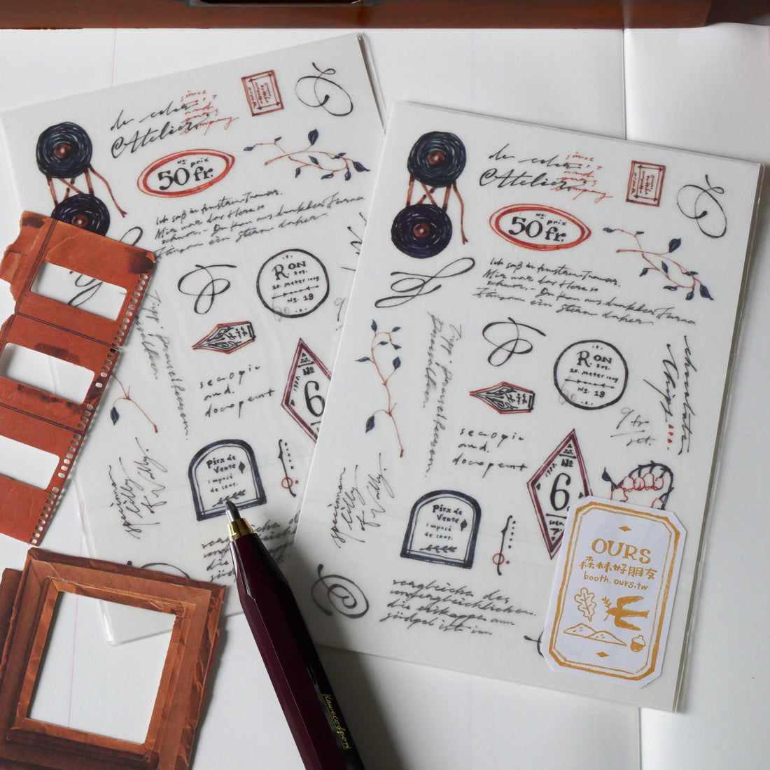 Handwriting Transfer Stickers