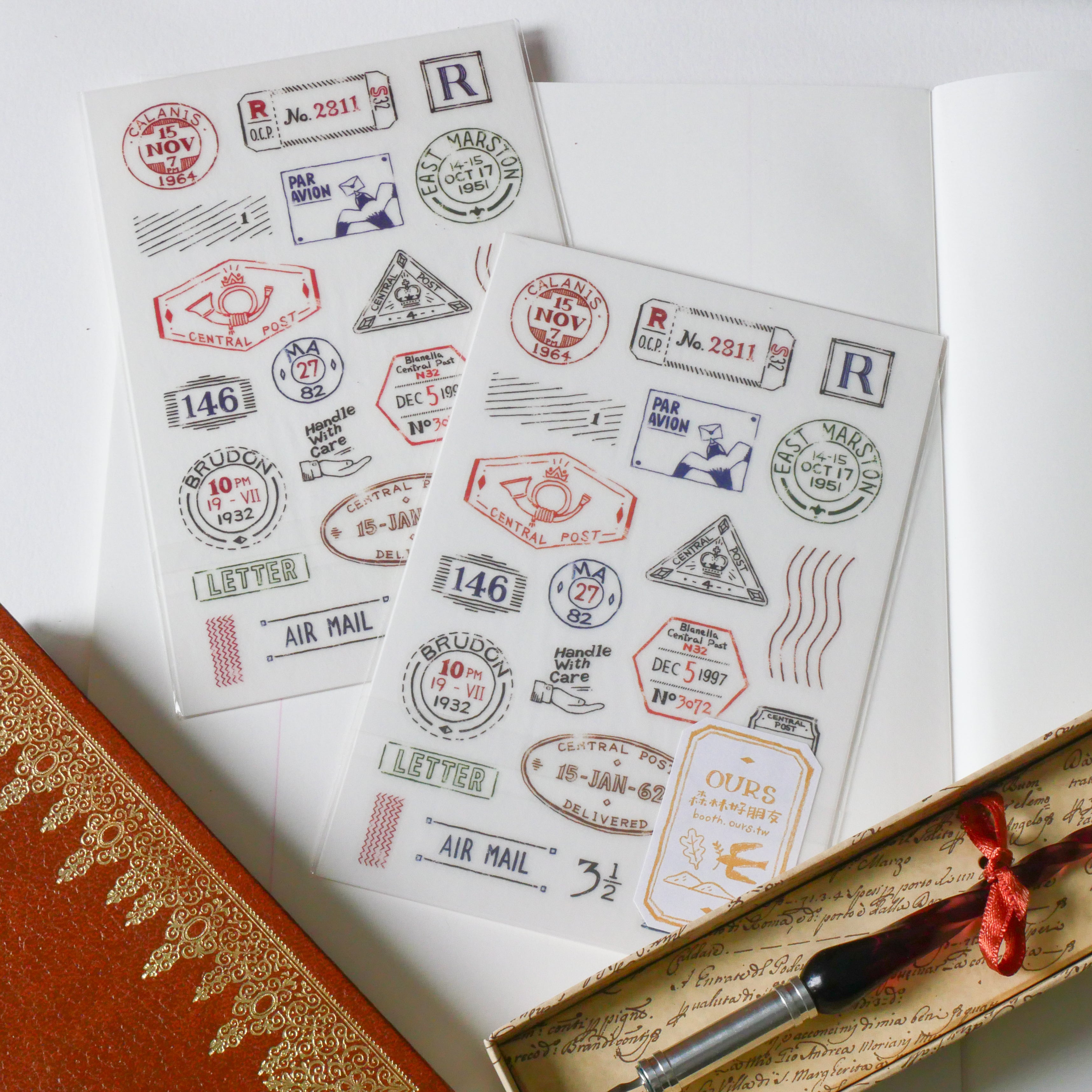 Postmark Transfer Stickers