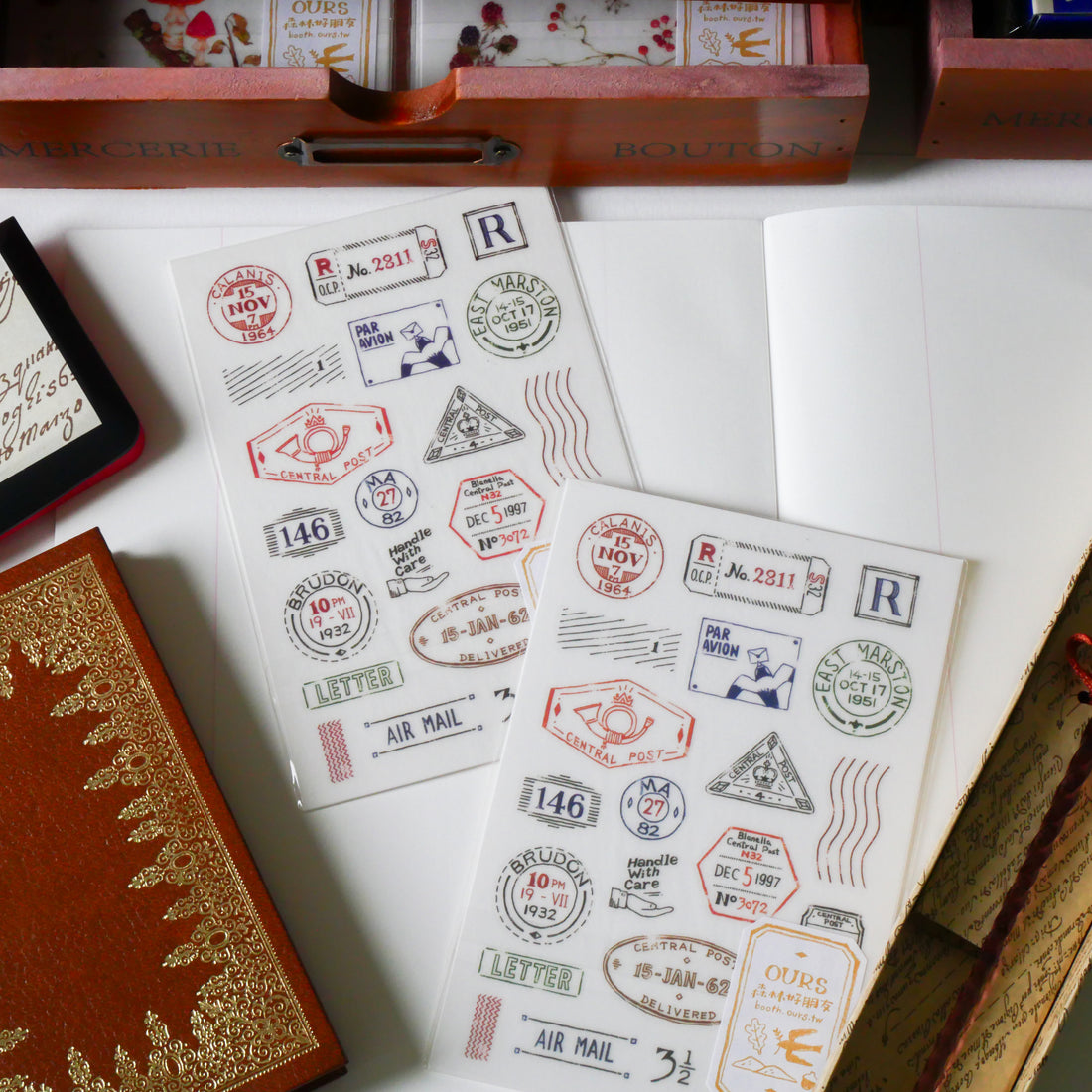 Postmark Transfer Stickers