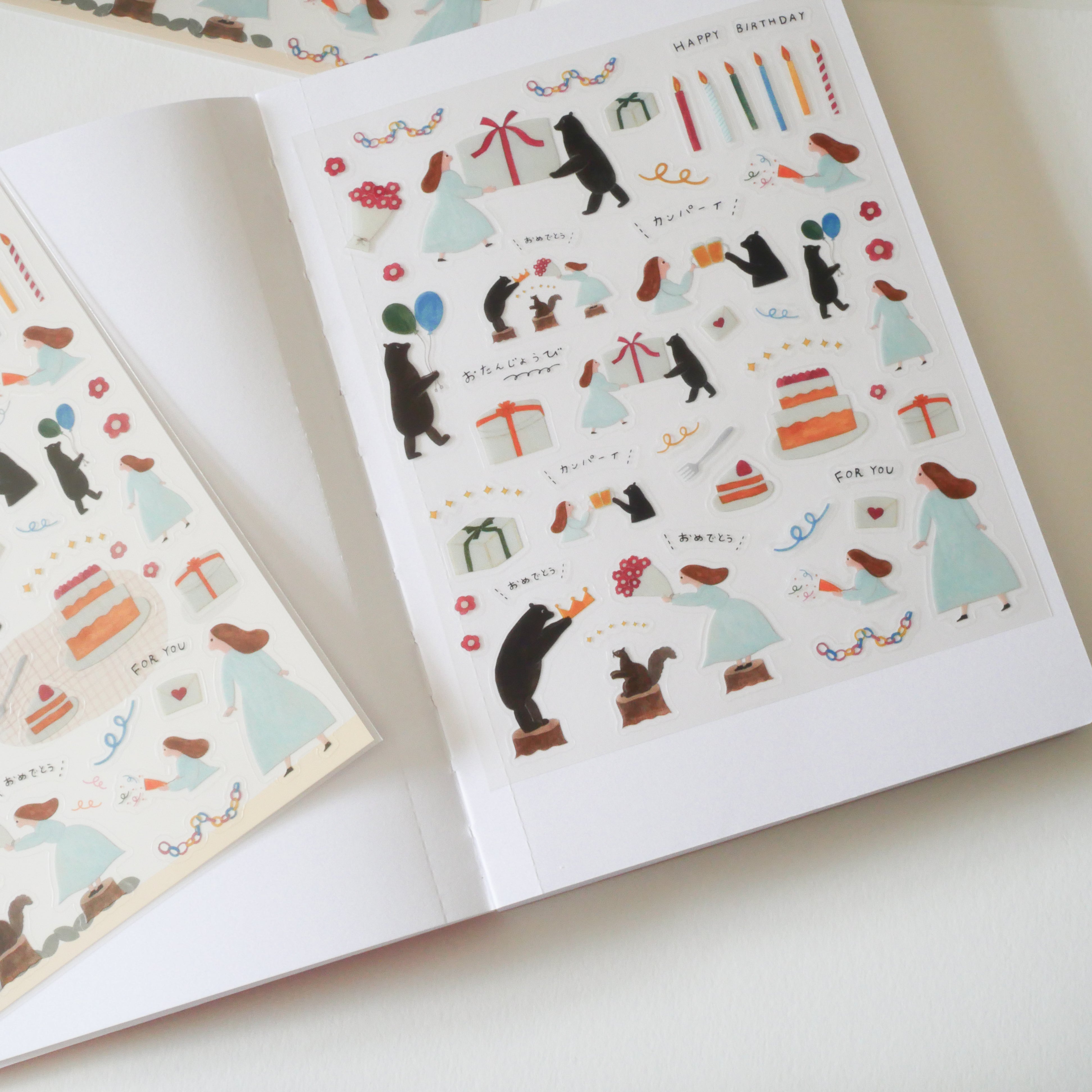 Birthday Transparent Sticker Sheet