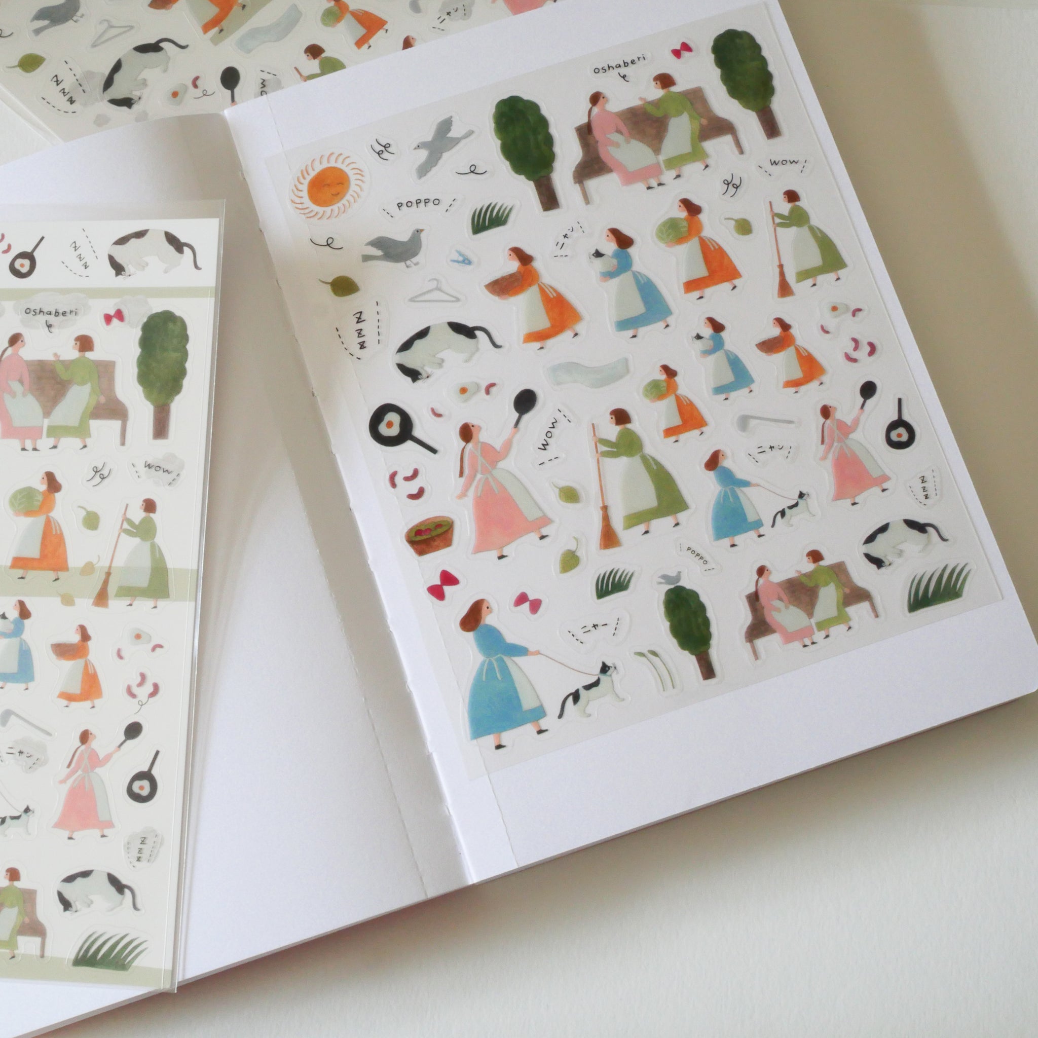 An Ordinary Day Transparent Sticker Sheet