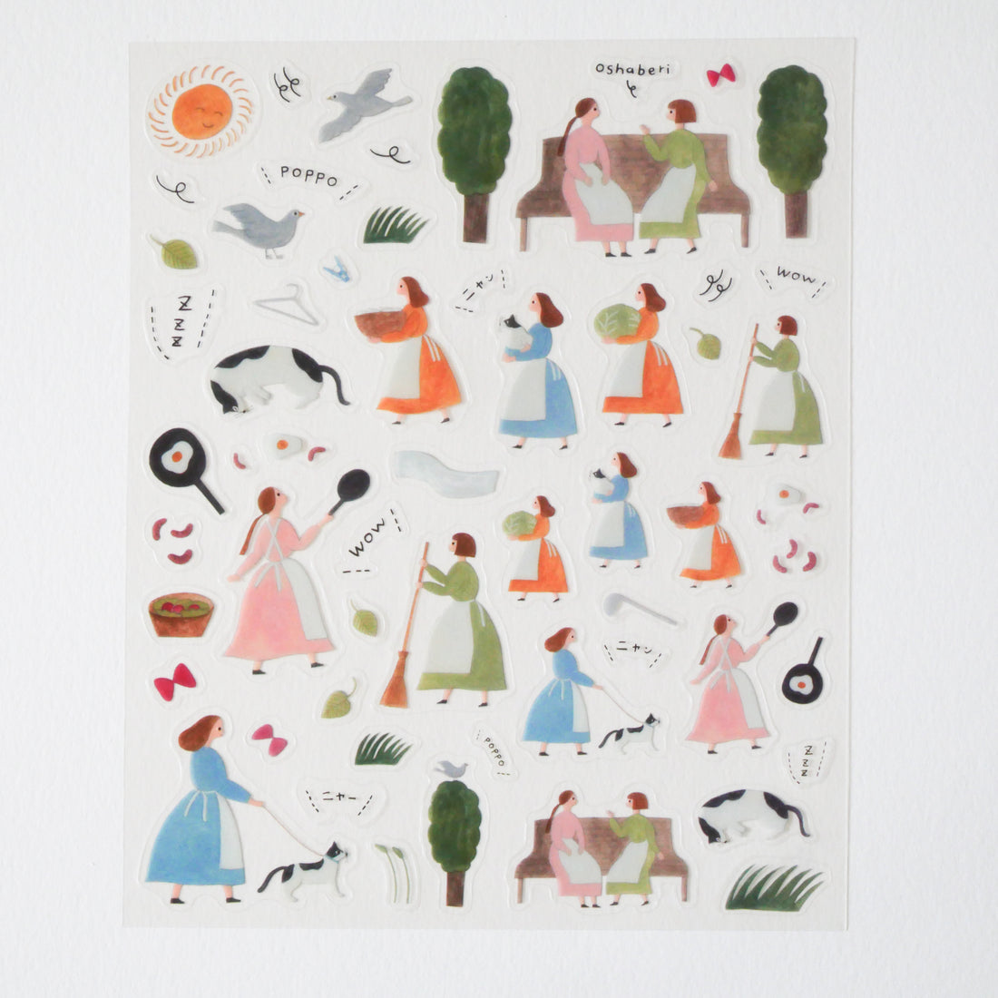 An Ordinary Day Transparent Sticker Sheet