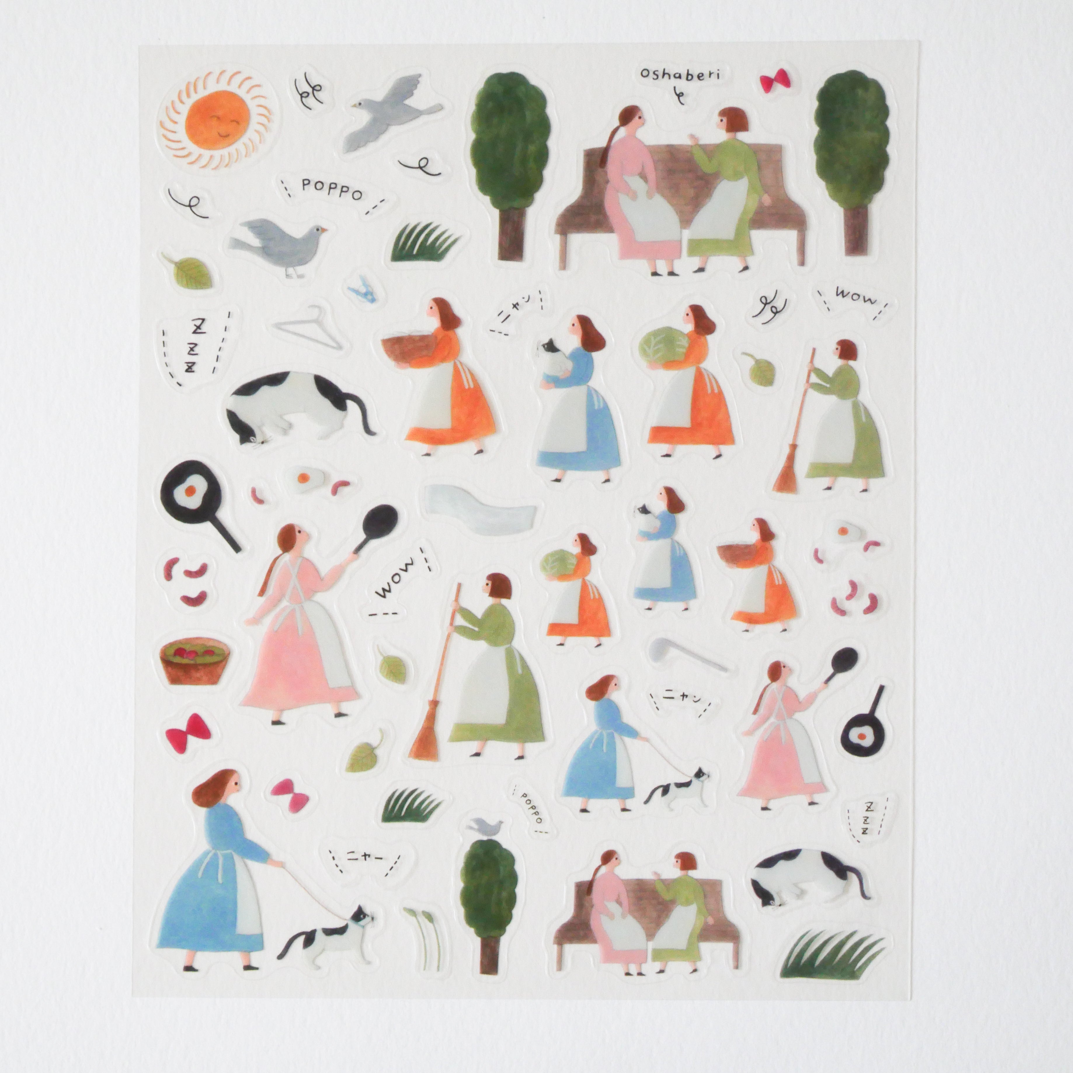 An Ordinary Day Transparent Sticker Sheet