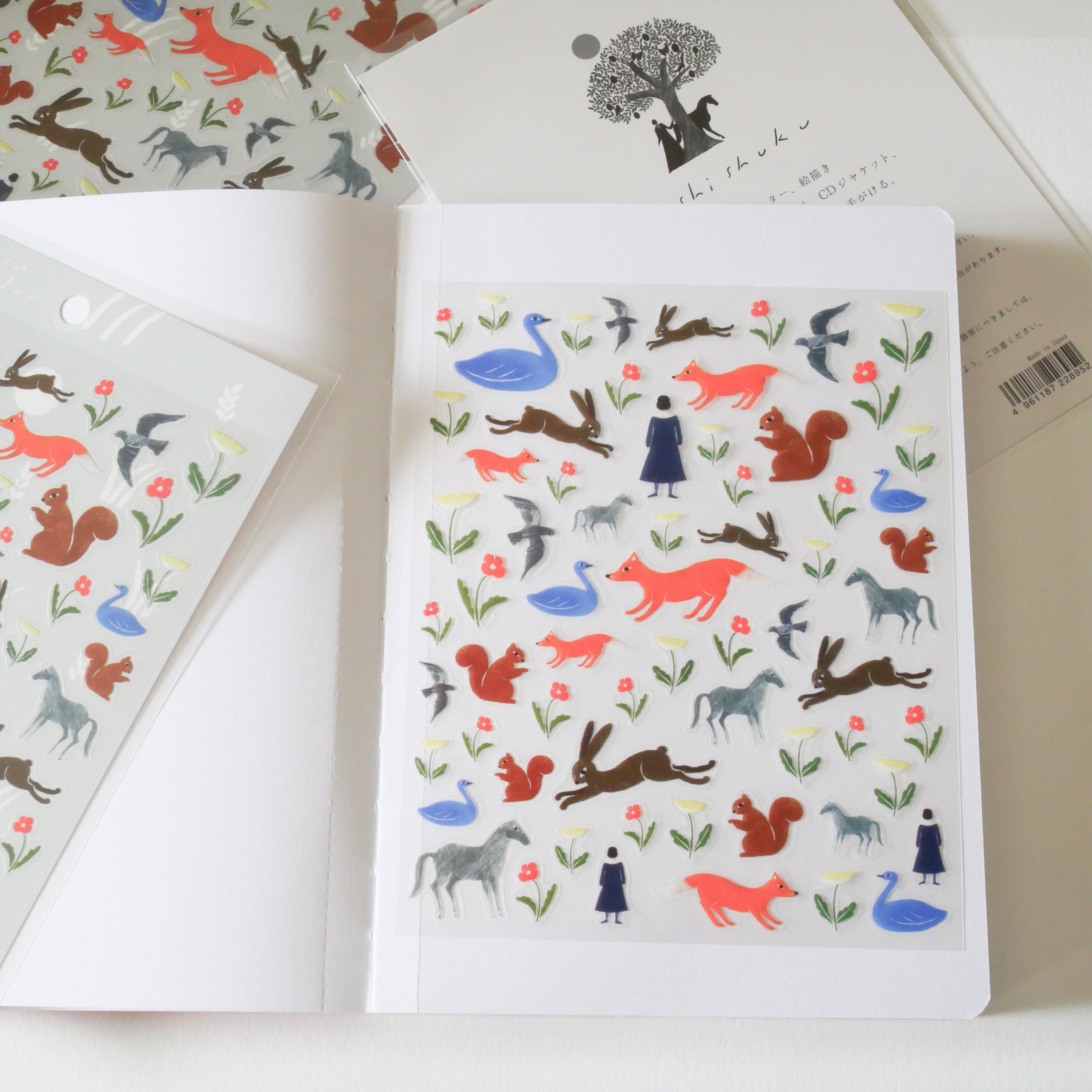 Garden Transparent Sticker Sheet