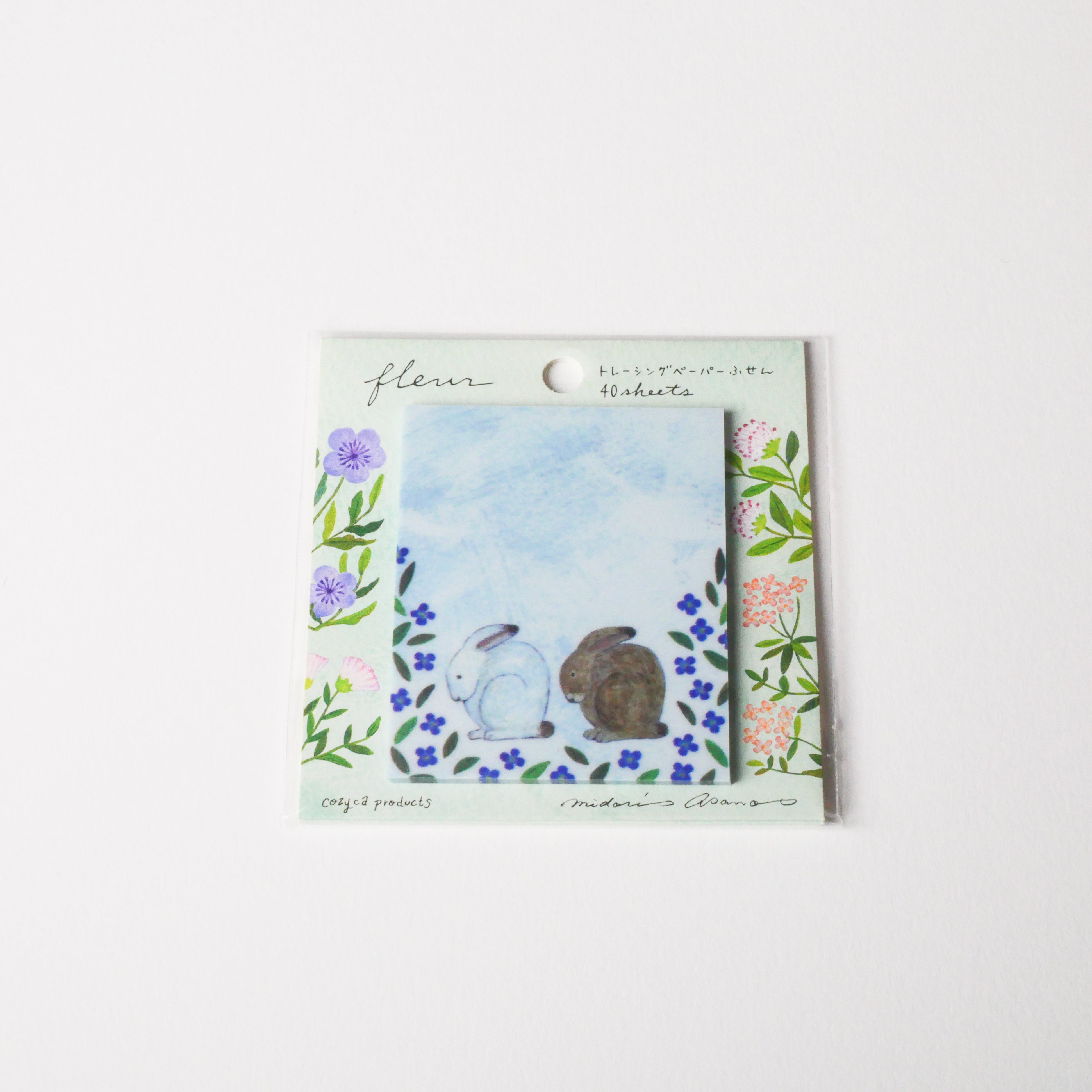 Fleur Sticky Notes Notepad