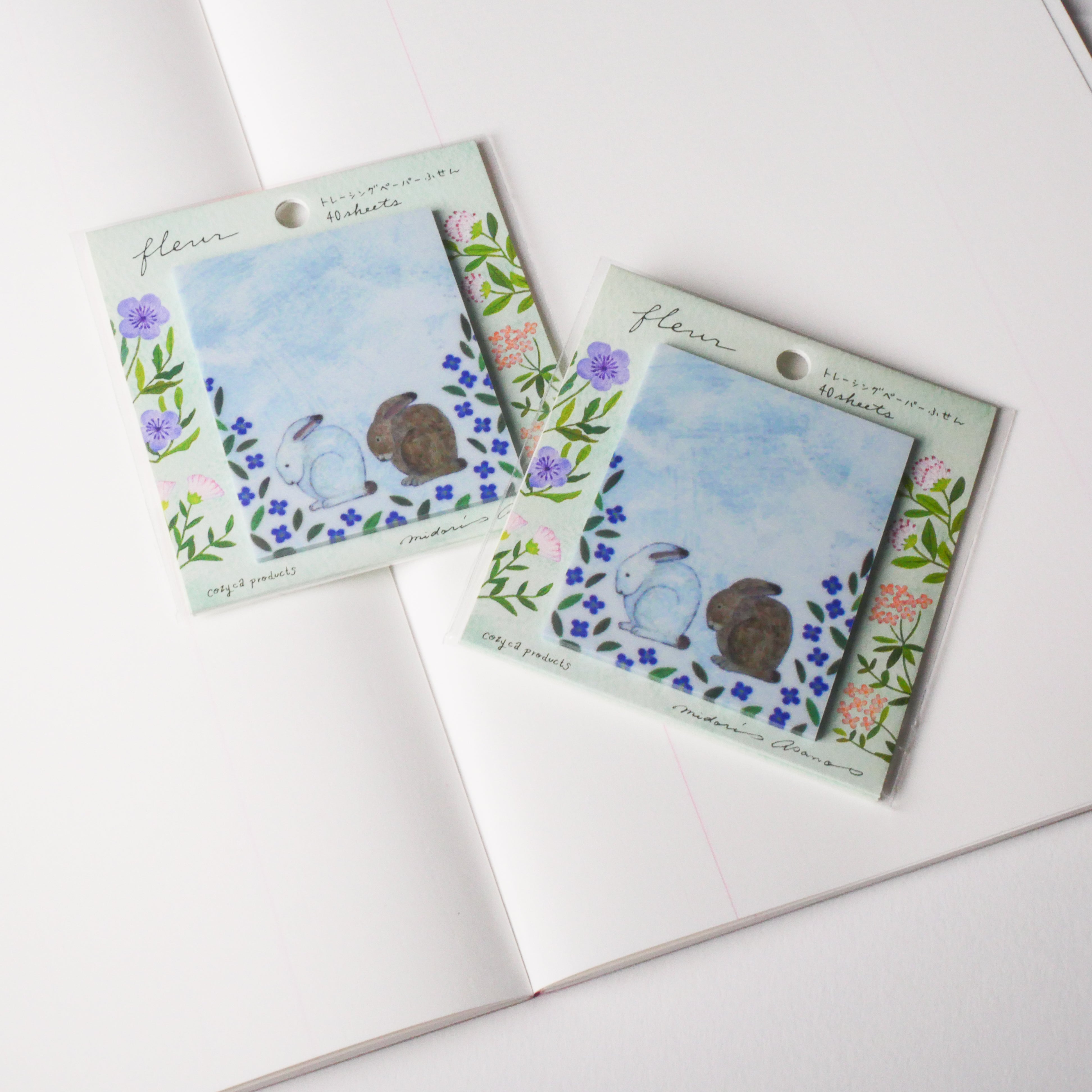 Fleur Sticky Notes Notepad