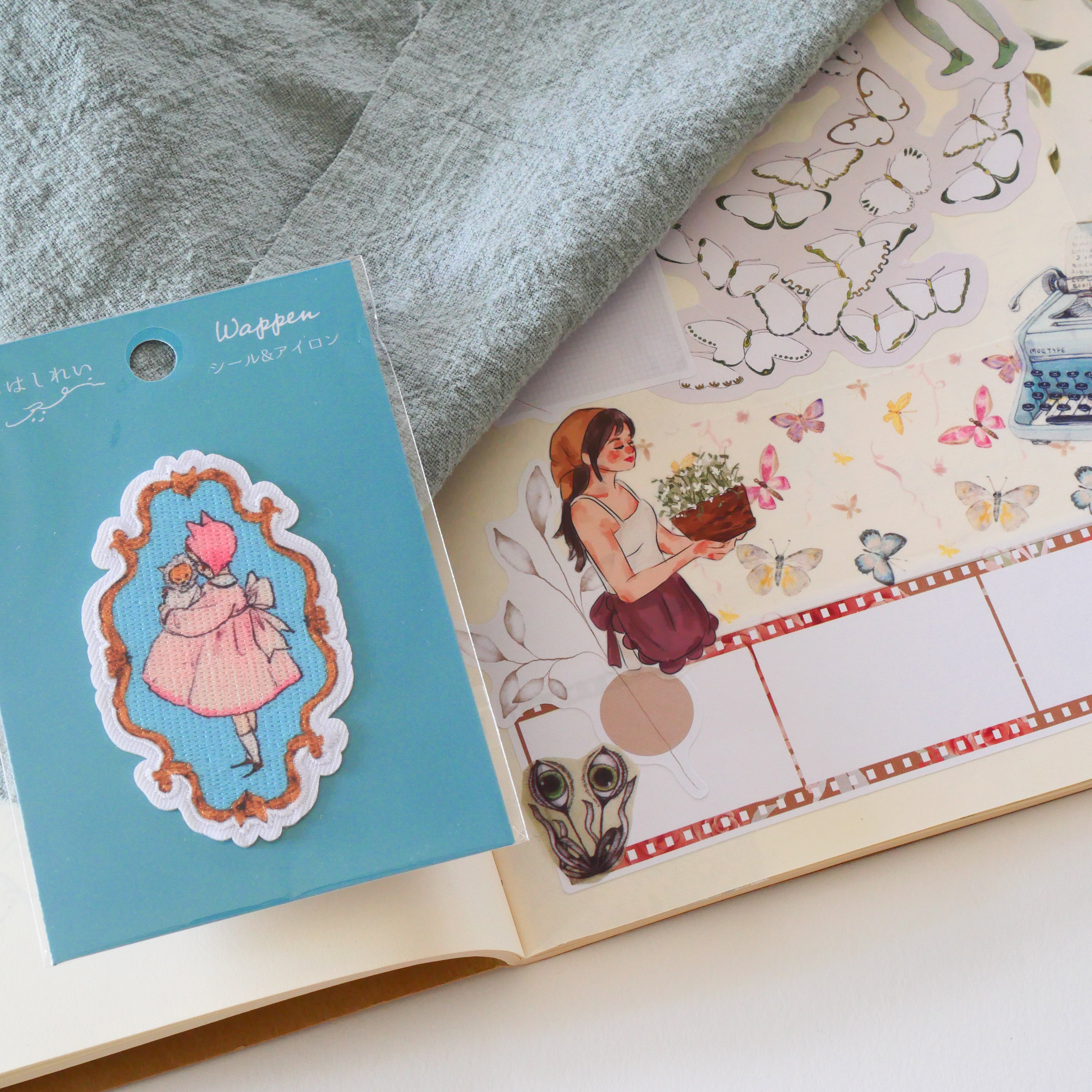 Rei Kurahashi Applique Seal & Iron Badge Patch