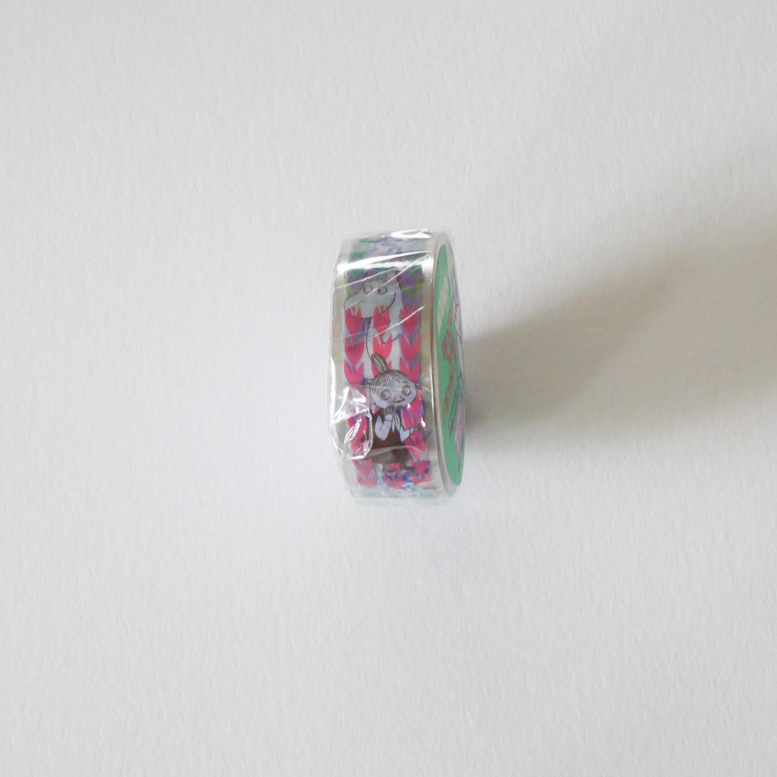 Tall Flower Moomin Clear Masking Tape