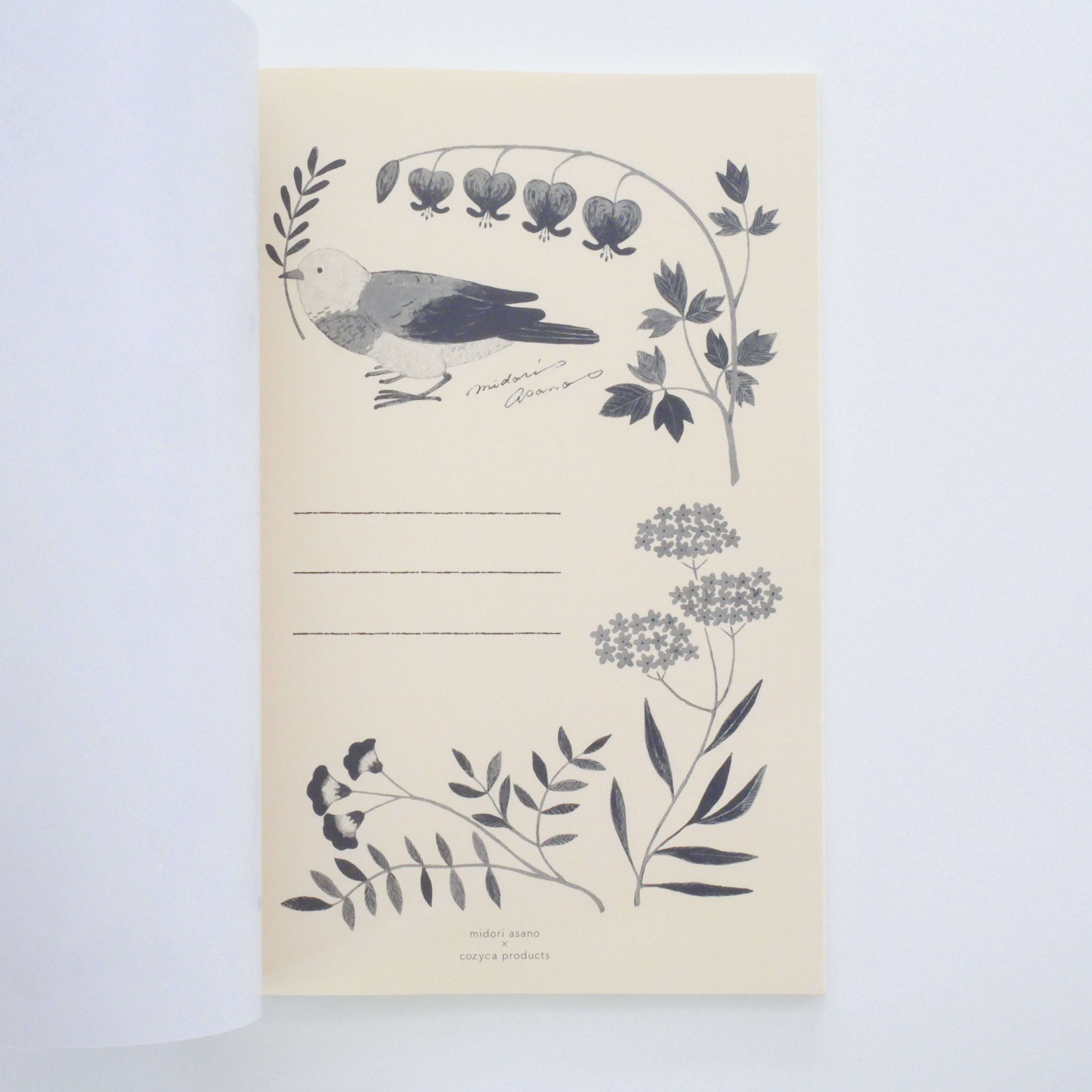 Kotori and Nonohana A5 Sized Notebook