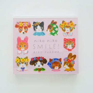 niko niko Smile Memo Block