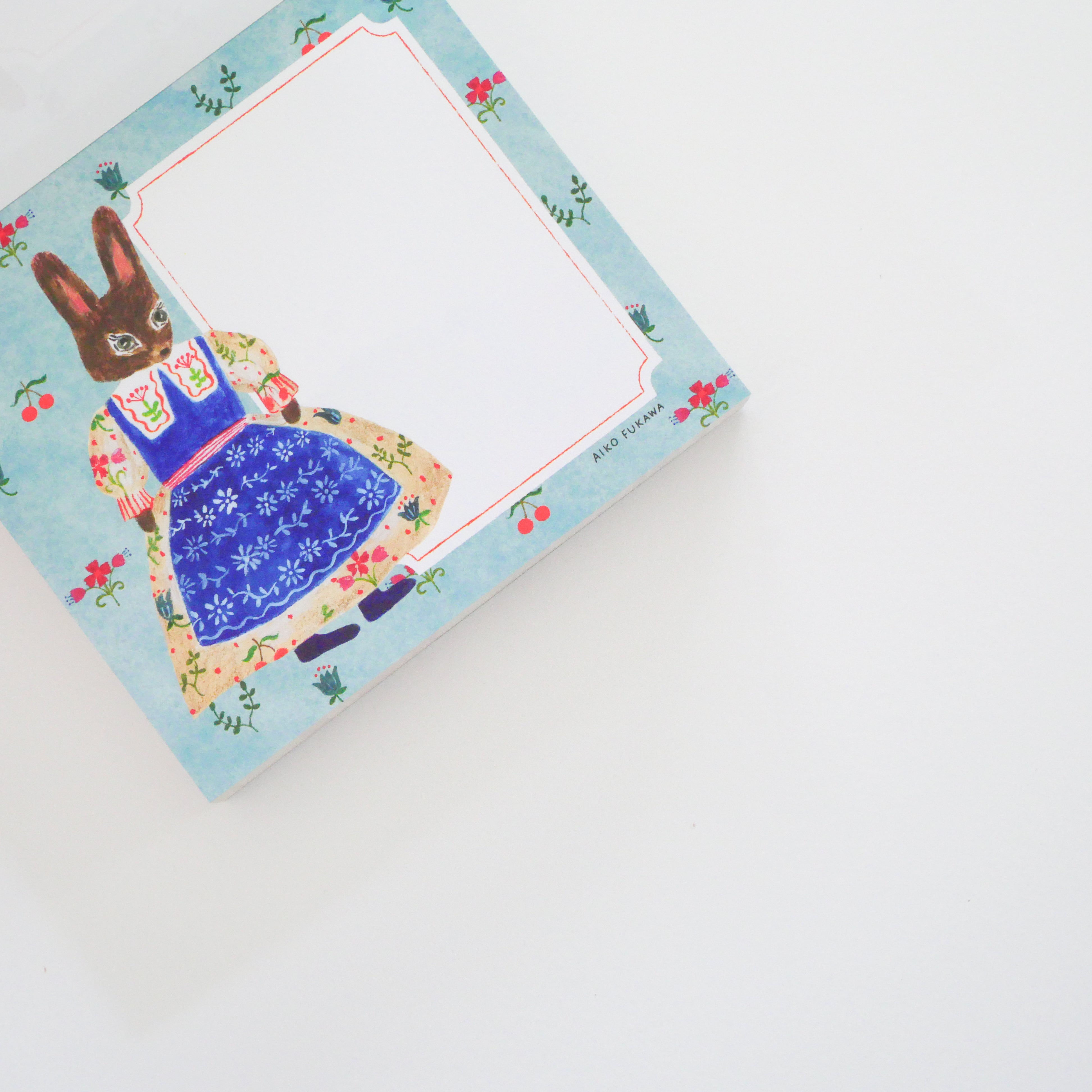 Flower and Animals Memo Block