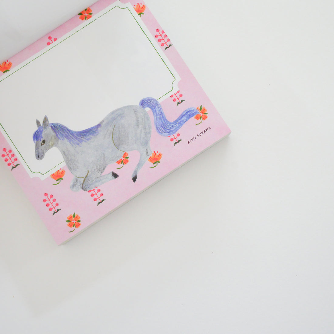 Flower and Animals Memo Block
