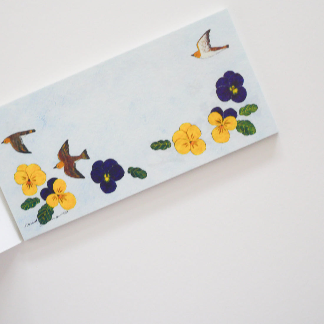 With Flowers Pocket Notepad