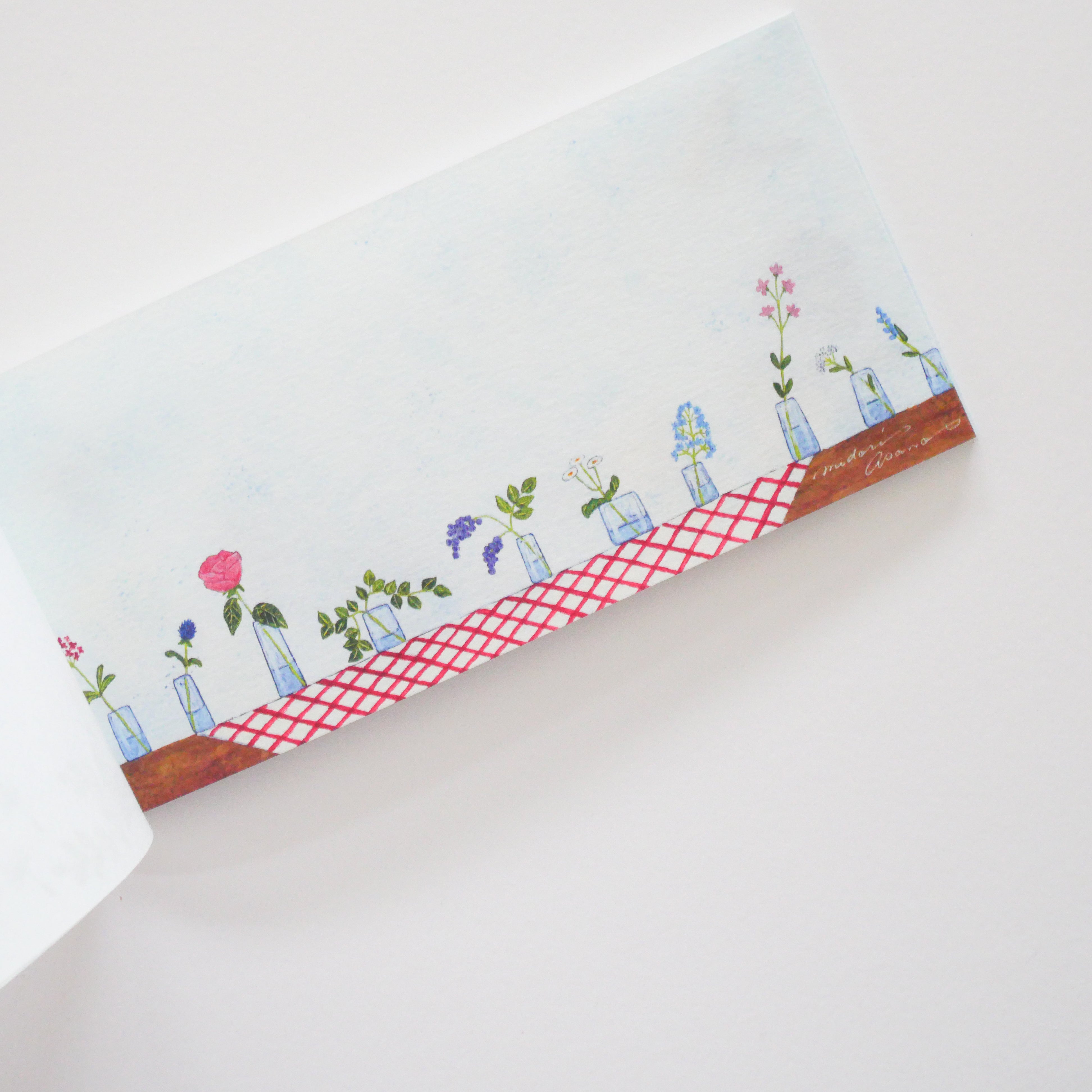 With Flowers Pocket Notepad