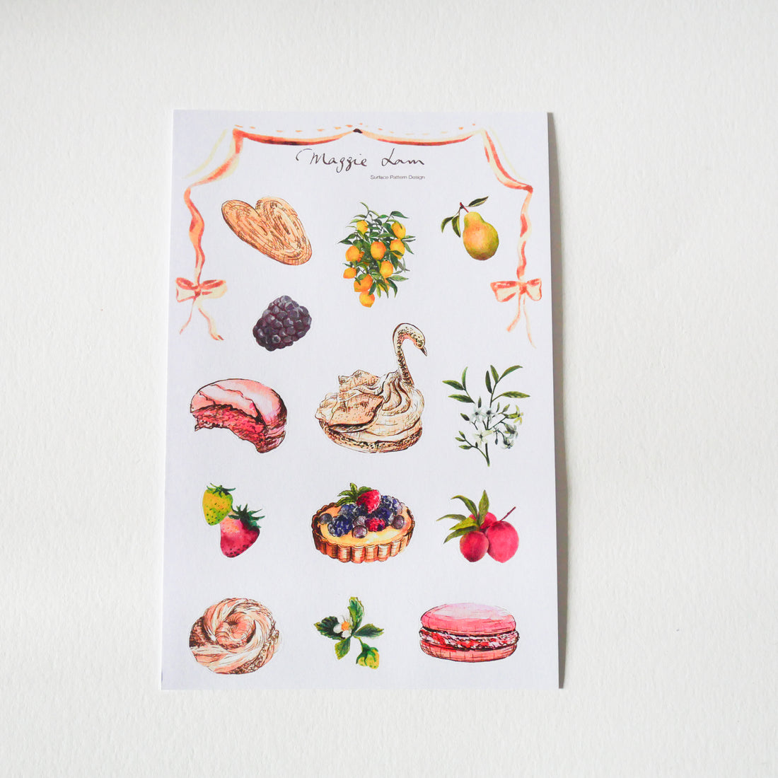 Pastry Love B Paper Stickers