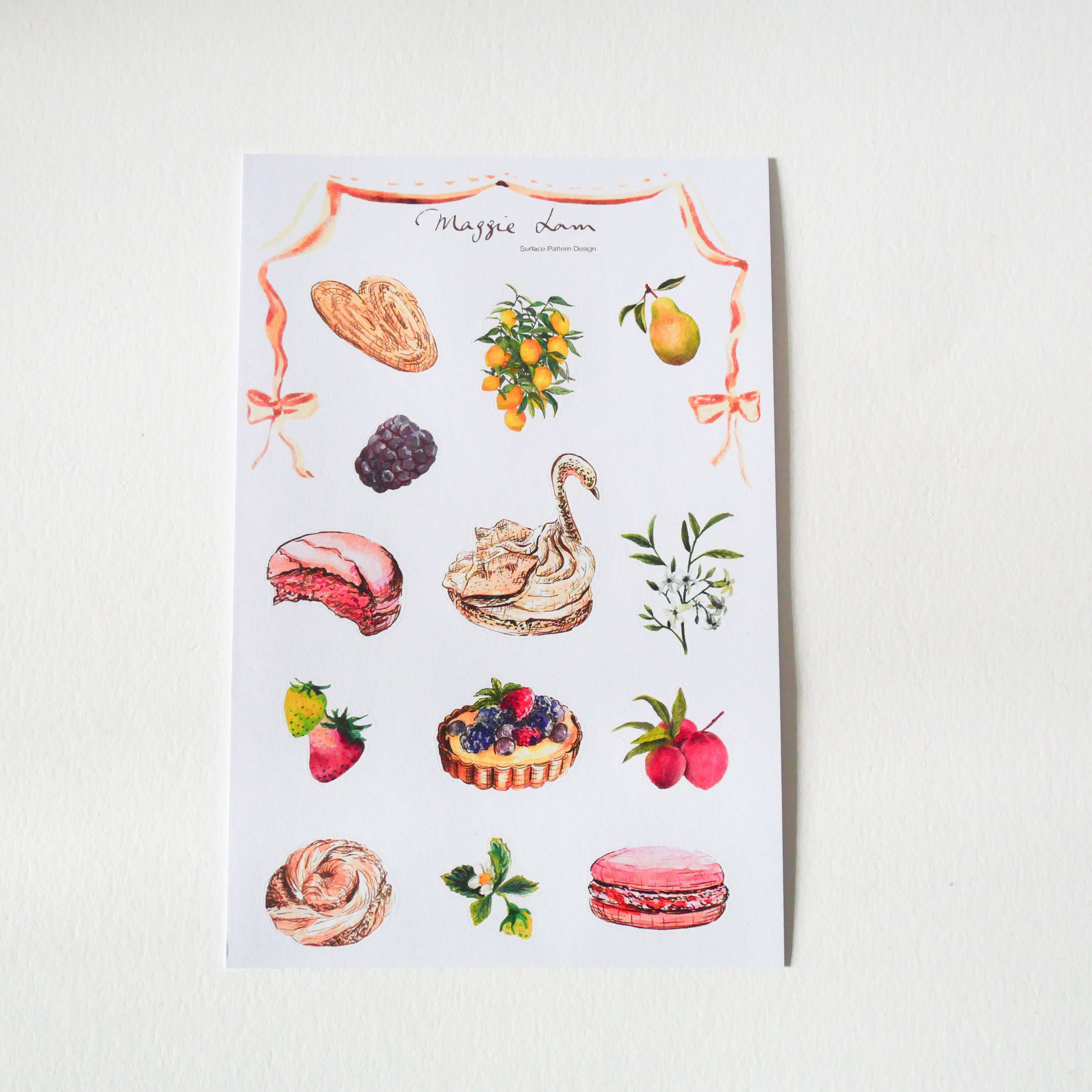 Pastry Love B Paper Stickers