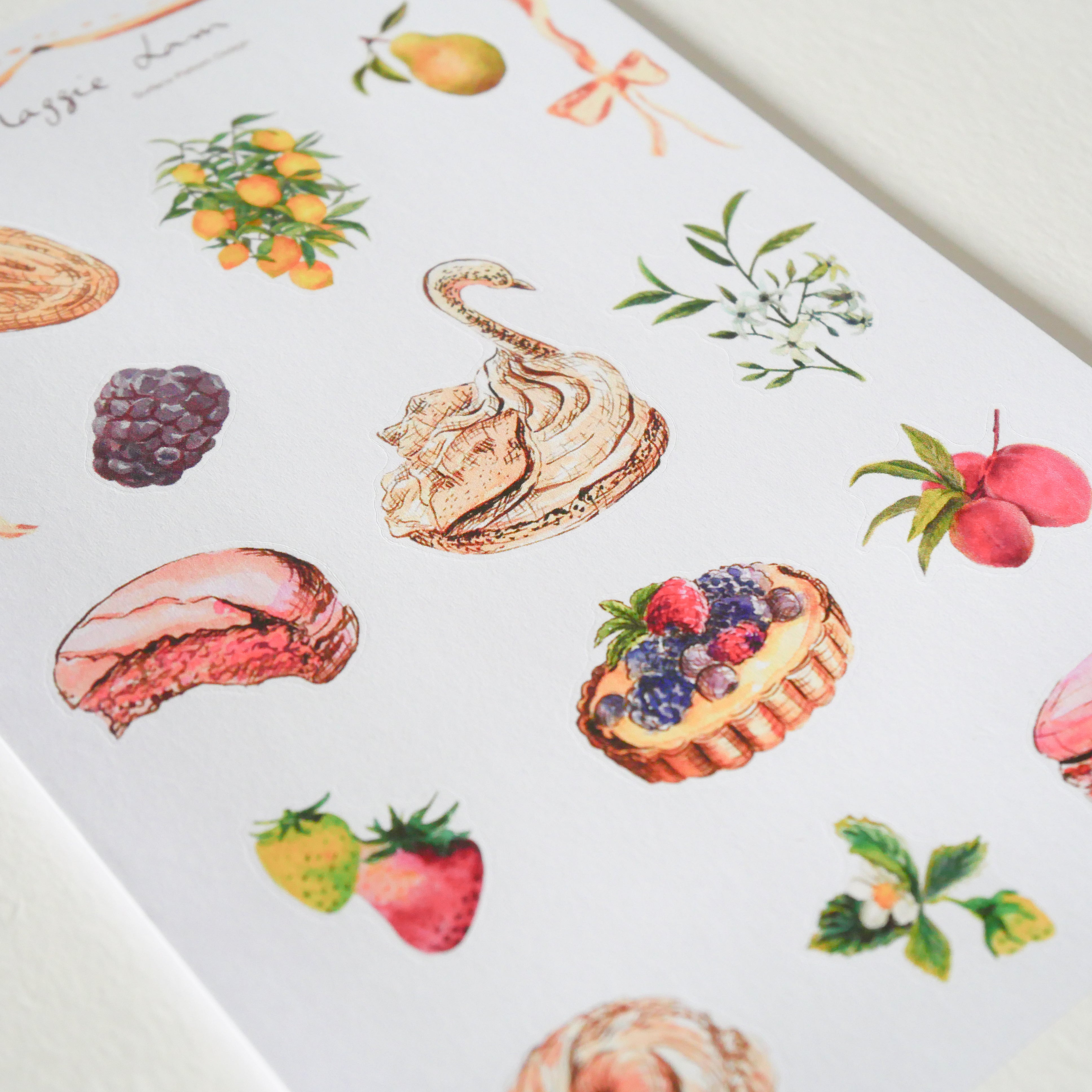 Pastry Love B Paper Stickers