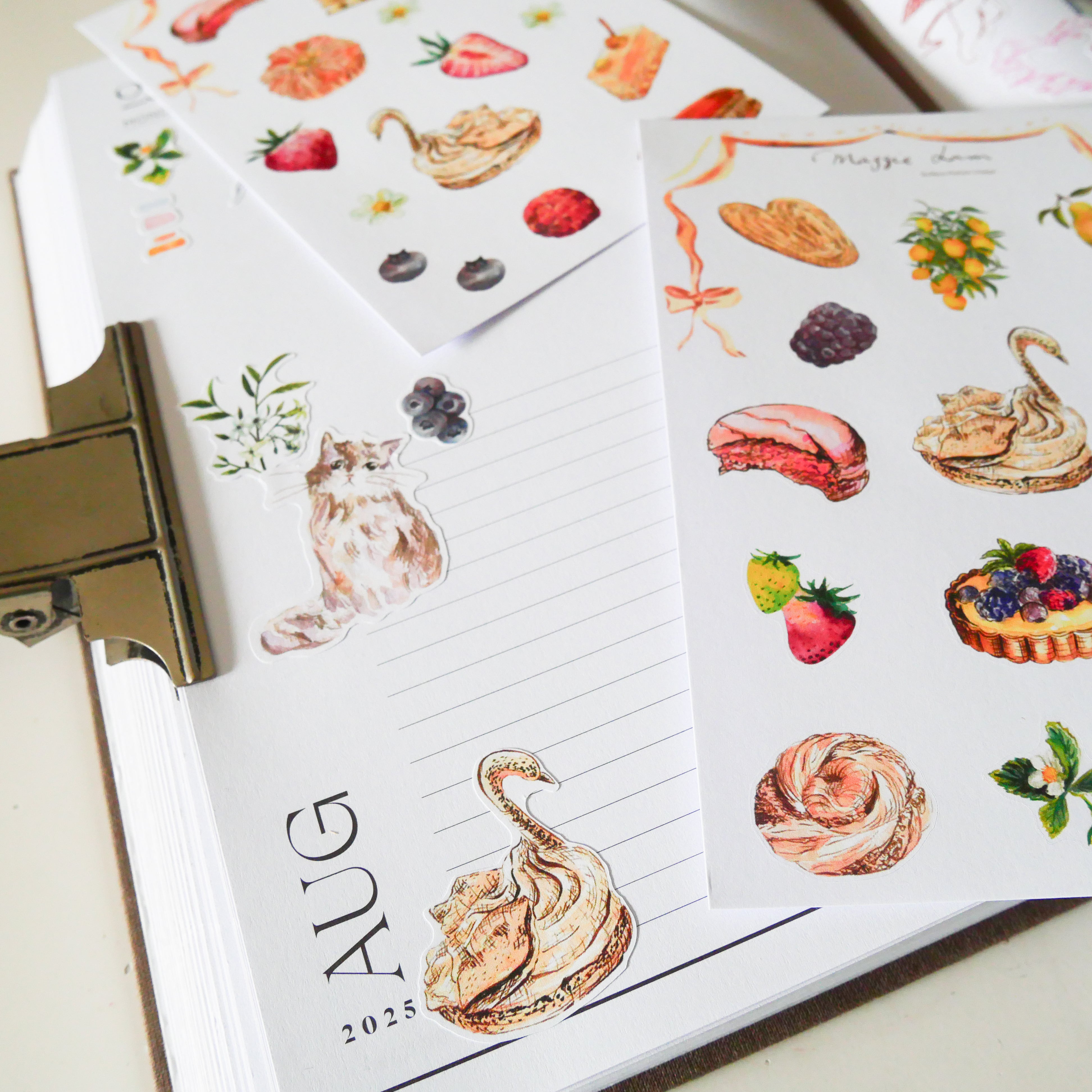 Pastry Love B Paper Stickers