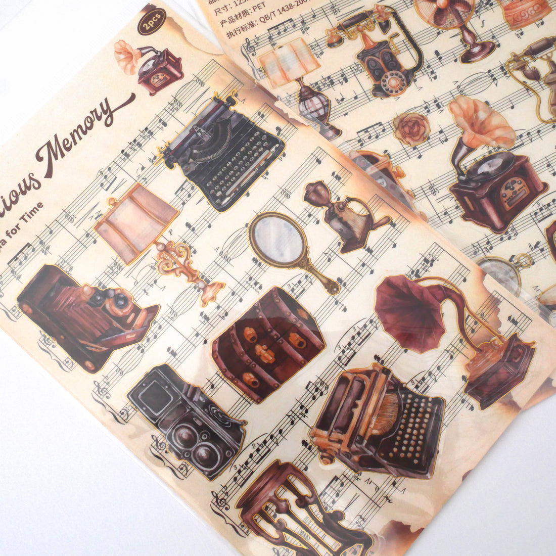 Melodious Memory Transparent Sticker Sheet