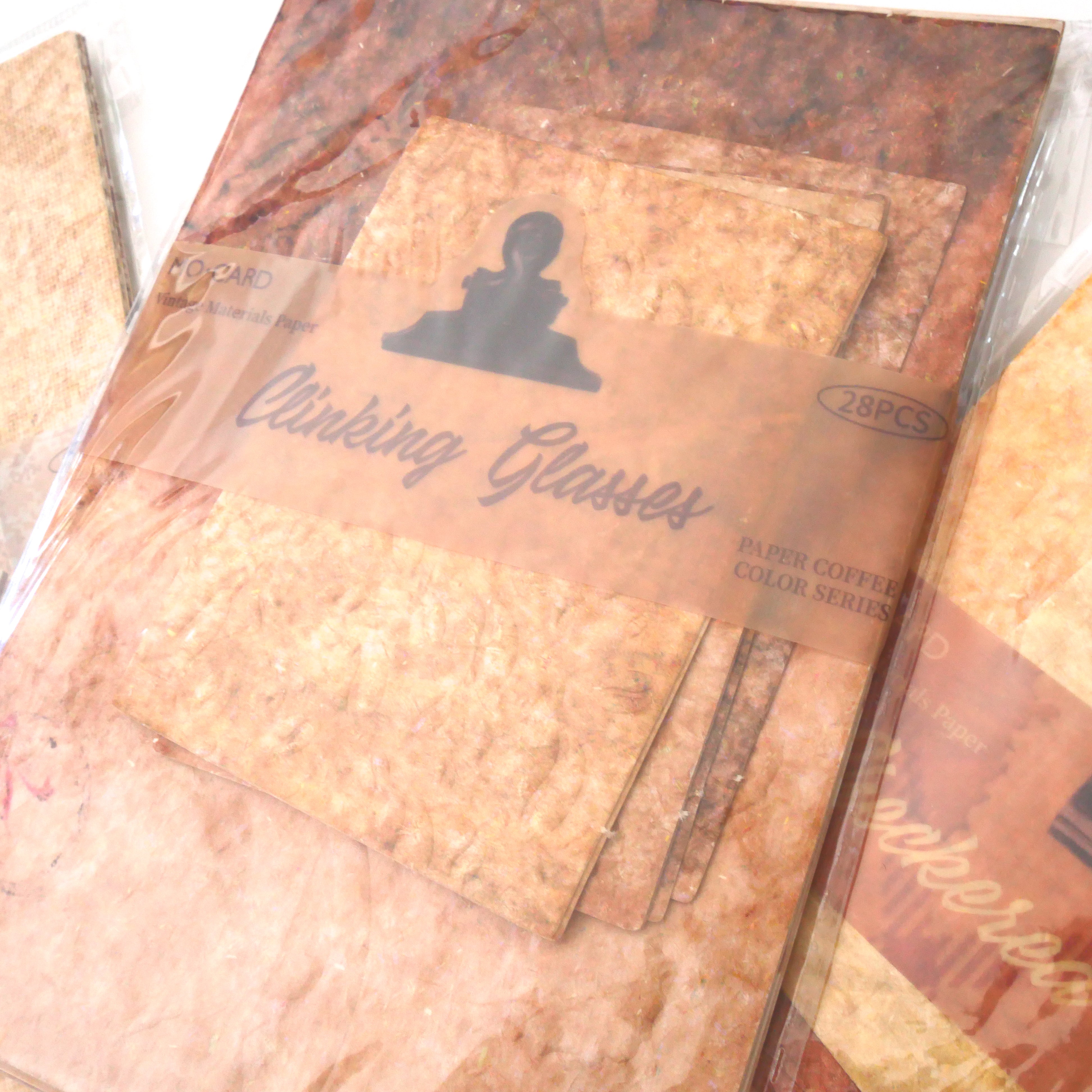 Clinking Glasses (no adhesive) Scrapbooking Papers